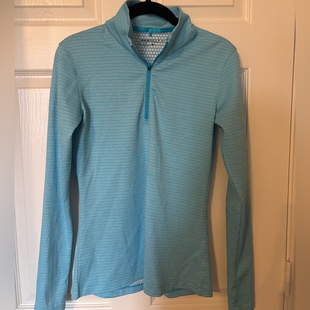 Nike Golf Women's Light Blue Cowl Neck Sweater